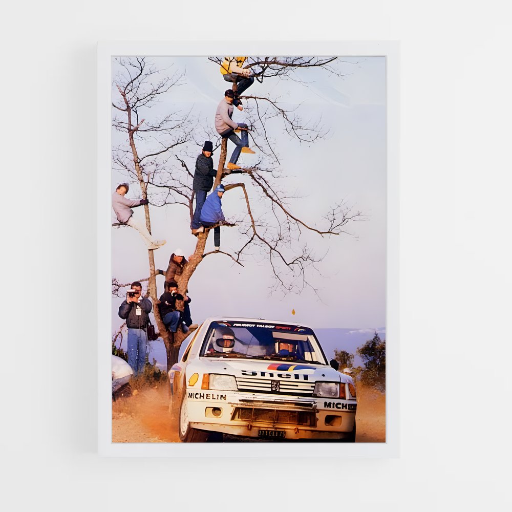 Poster Aventure Arboricole – affiche Peugeot (vue 3)
